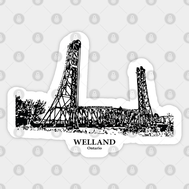 Welland - Ontario Sticker by Lakeric